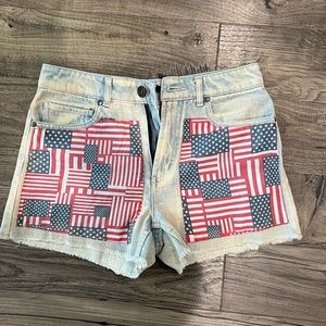 American flag shorts